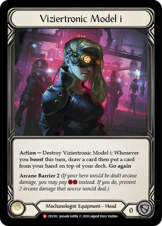 Viziertronic Model i [CRU102] (Crucible of War)  1st Edition Cold Foil | Tables and Towers