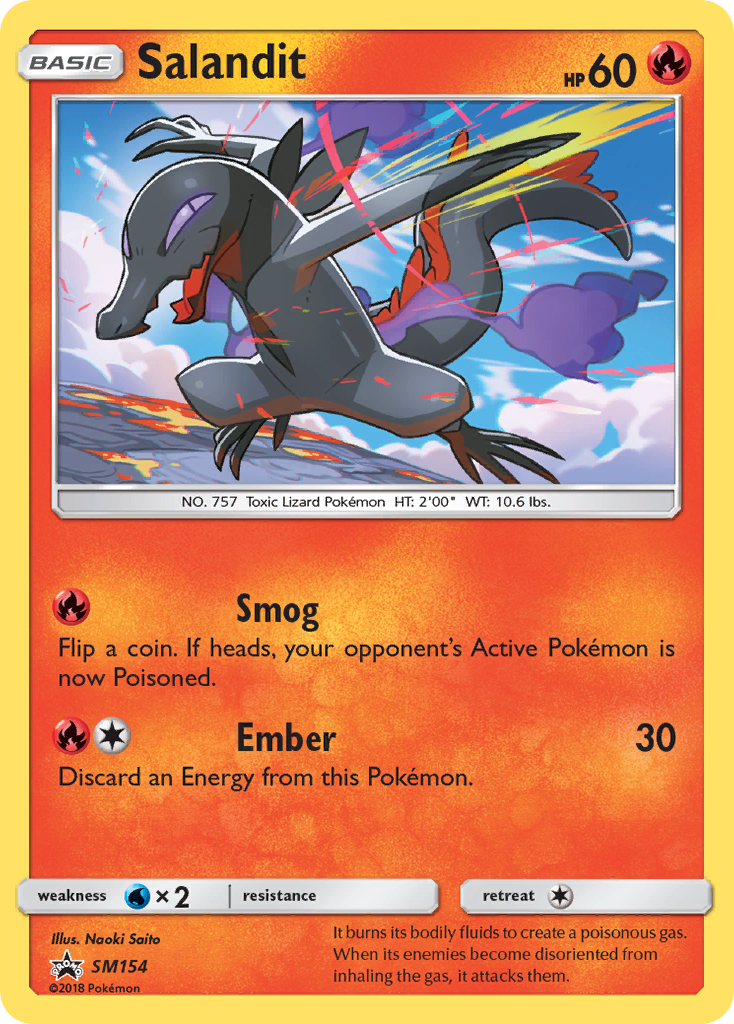 Salandit (SM154) [Sun & Moon: Black Star Promos] | Tables and Towers