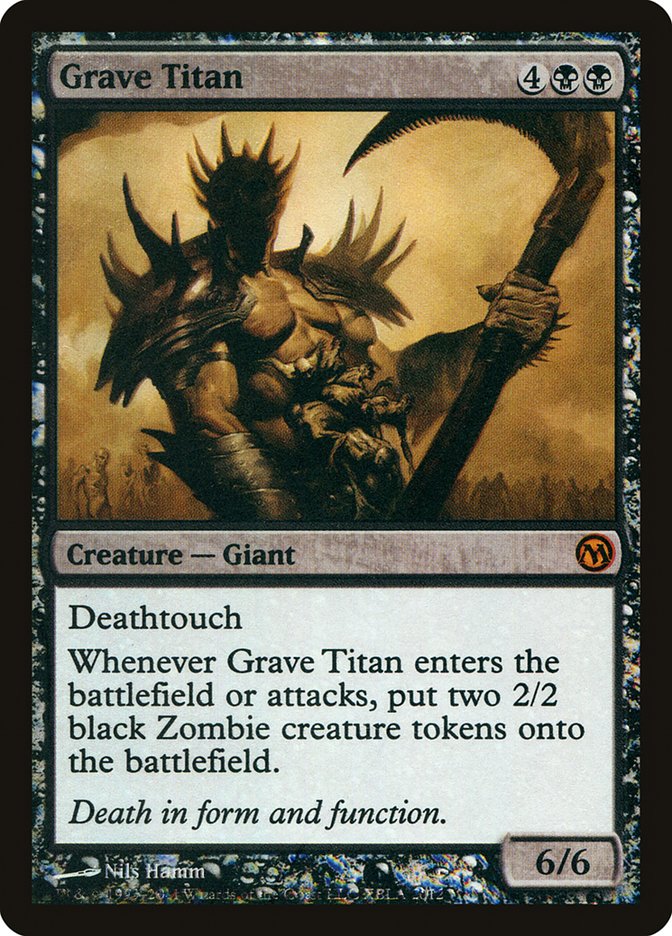 Grave Titan (Duels of the Planeswalkers Promos) [Duels of the Planeswalkers Promos 2011] | Tables and Towers