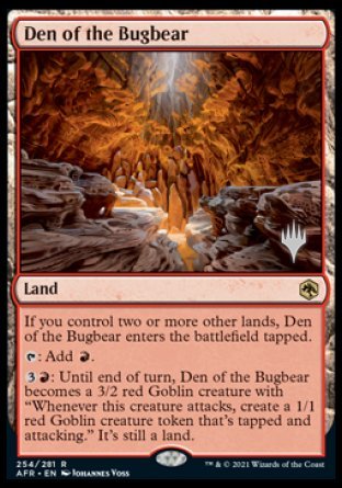 Den of the Bugbear (Promo Pack) [Dungeons & Dragons: Adventures in the Forgotten Realms Promos] | Tables and Towers