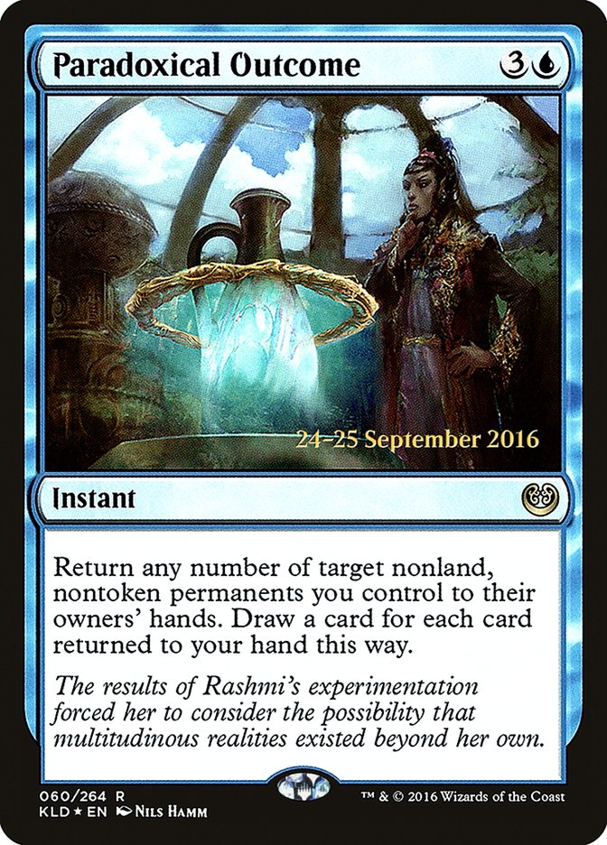 Paradoxical Outcome [Kaladesh Prerelease Promos] | Tables and Towers