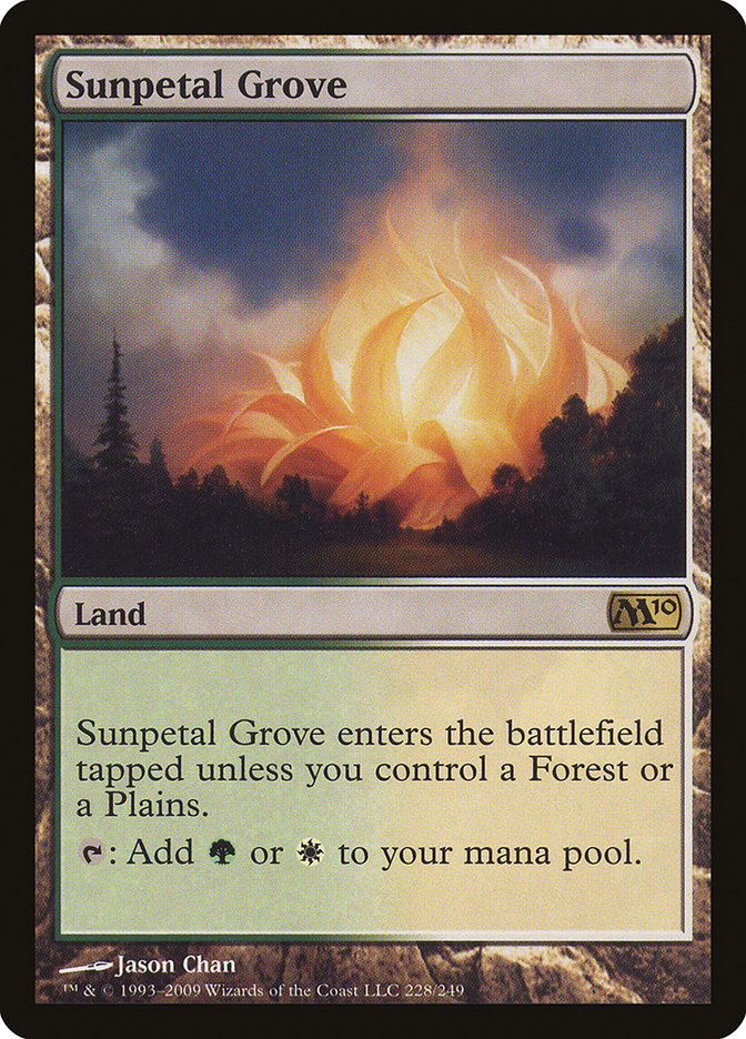 Sunpetal Grove [Magic 2010] | Tables and Towers