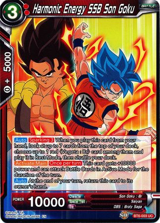 Harmonic Energy SSB Son Goku (BT6-003) [Destroyer Kings] | Tables and Towers