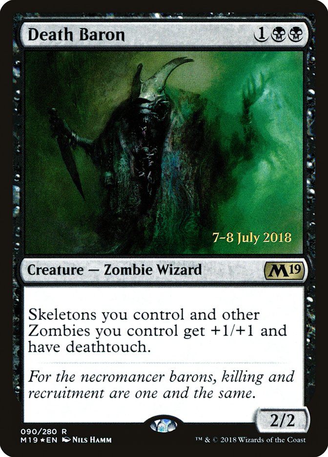 Death Baron [Core Set 2019 Prerelease Promos] | Tables and Towers