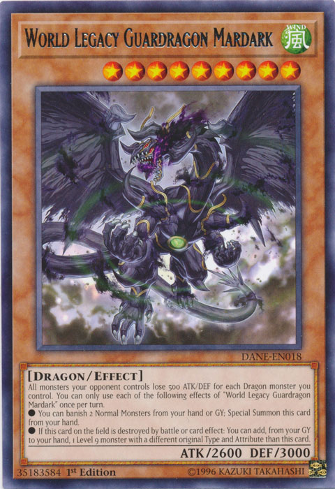 World Legacy Guardragon Mardark [DANE-EN018] Rare | Tables and Towers