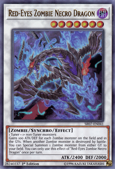 Red-Eyes Zombie Necro Dragon [SR07-EN041] Ultra Rare | Tables and Towers