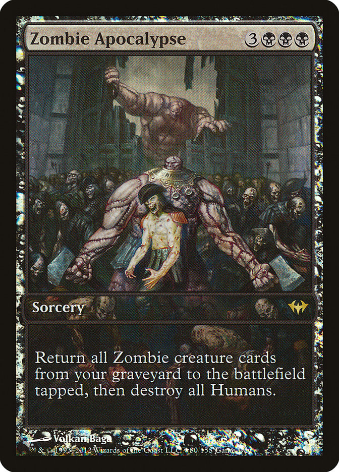 Zombie Apocalypse (Game Day) [Dark Ascension Promos] | Tables and Towers