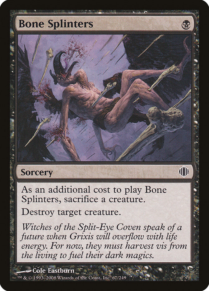 Bone Splinters [Shards of Alara] | Tables and Towers