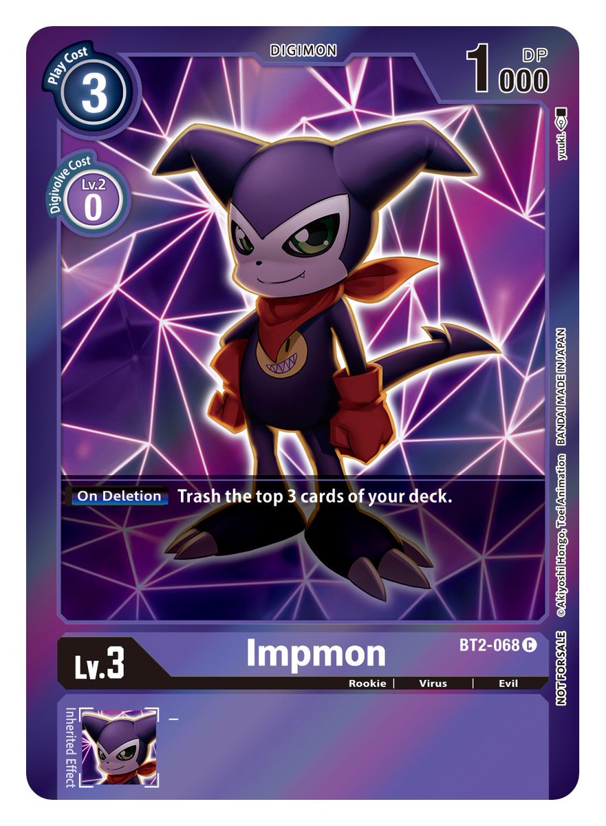 Impmon [BT2-068] (Event Pack 2) [Release Special Booster Ver.1.0] | Tables and Towers