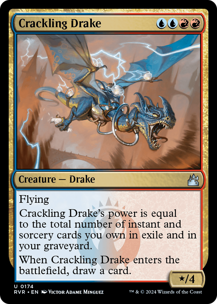 Crackling Drake [Ravnica Remastered] | Tables and Towers