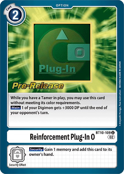 Reinforcement Plug-In 0 [BT10-109] [Xros Encounter Pre-Release Cards] | Tables and Towers