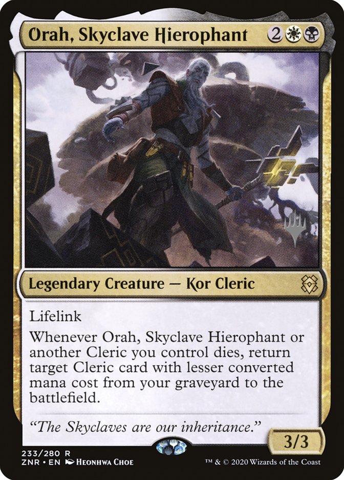 Orah, Skyclave Hierophant (Promo Pack) [Zendikar Rising Promos] | Tables and Towers