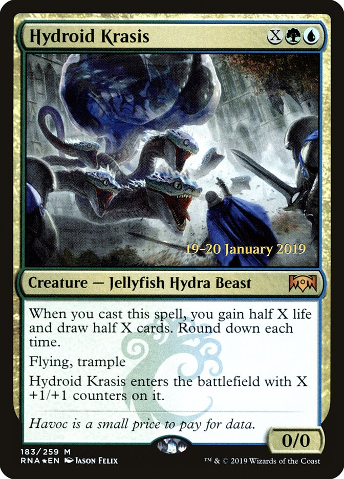 Hydroid Krasis [Ravnica Allegiance Prerelease Promos] | Tables and Towers