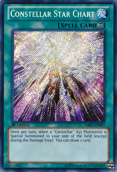 Constellar Star Chart [HA07-EN027] Secret Rare | Tables and Towers