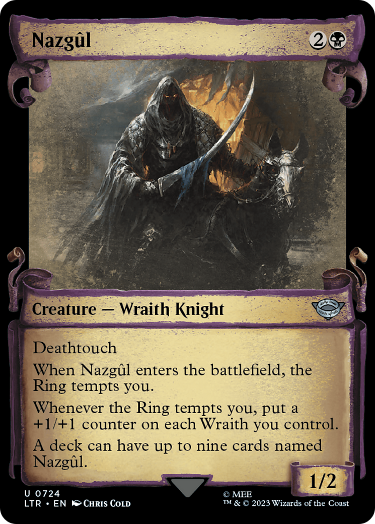 Nazgul (0724) [The Lord of the Rings: Tales of Middle-Earth Showcase Scrolls] | Tables and Towers