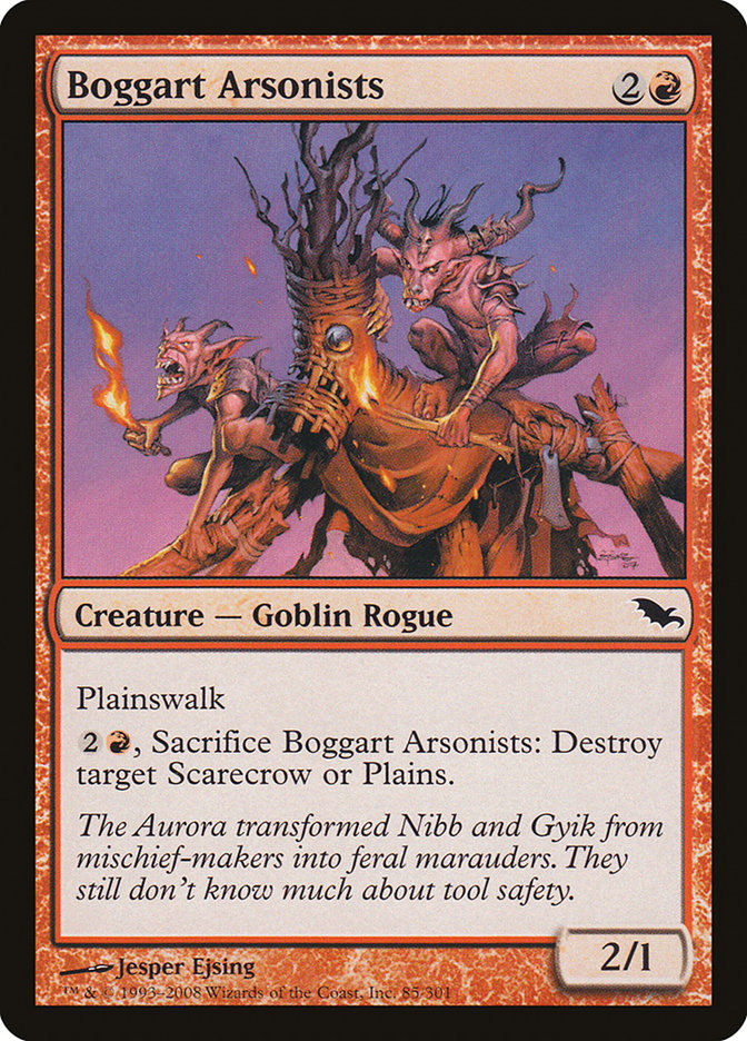 Boggart Arsonists [Shadowmoor] | Tables and Towers