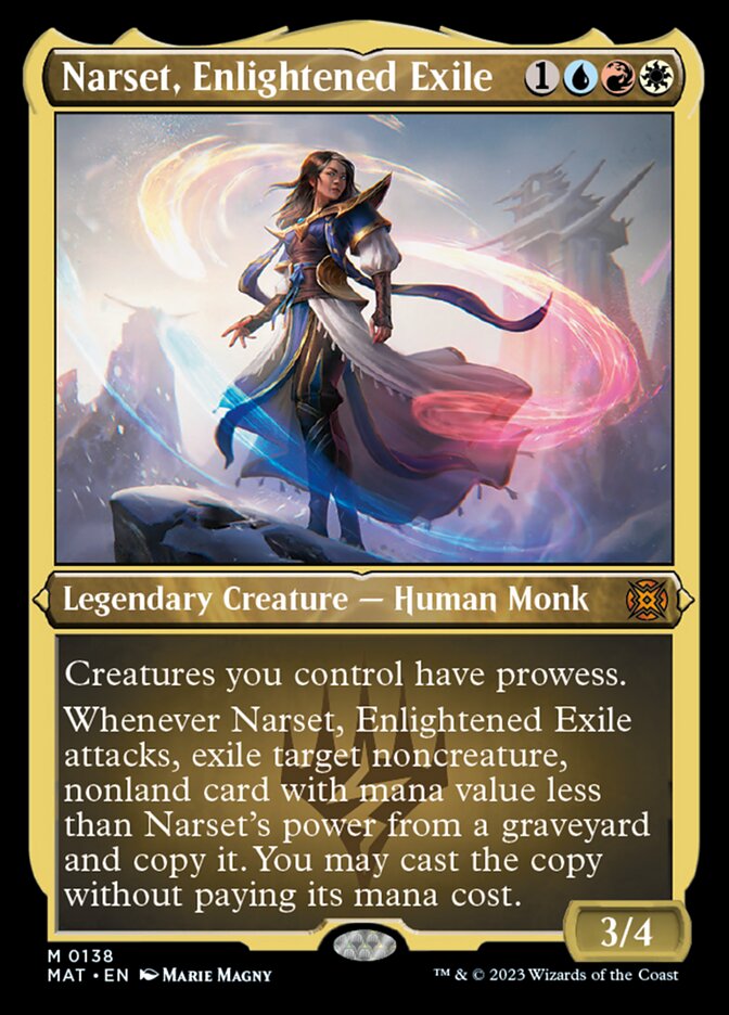 Narset, Enlightened Exile (Foil Etched) [March of the Machine: The Aftermath] | Tables and Towers