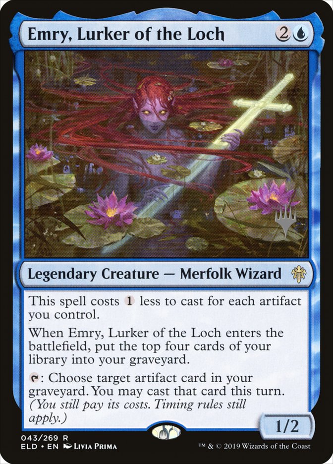 Emry, Lurker of the Loch (Promo Pack) [Throne of Eldraine Promos] | Tables and Towers