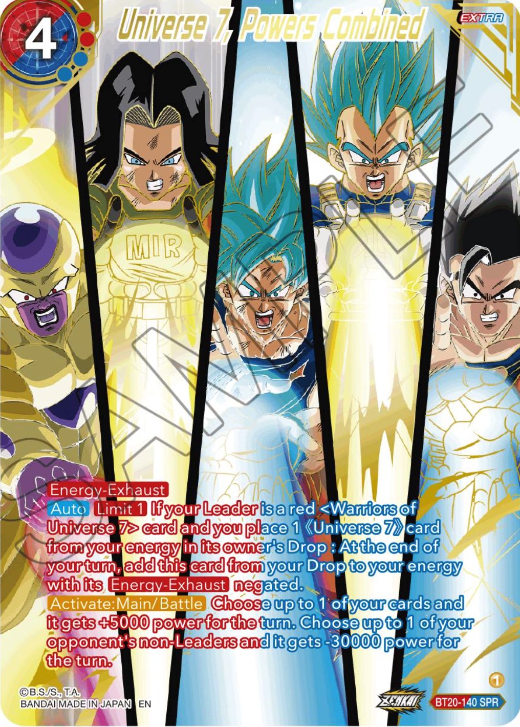 Universe 7, Powers Combined (SPR) (BT20-140) [Power Absorbed] | Tables and Towers