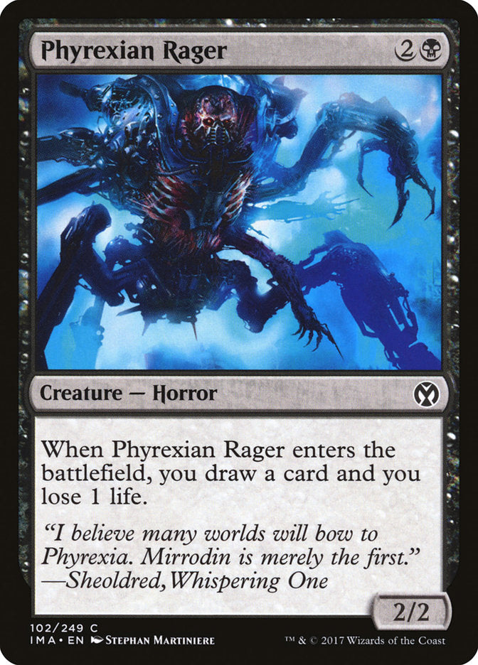 Phyrexian Rager [Iconic Masters] | Tables and Towers