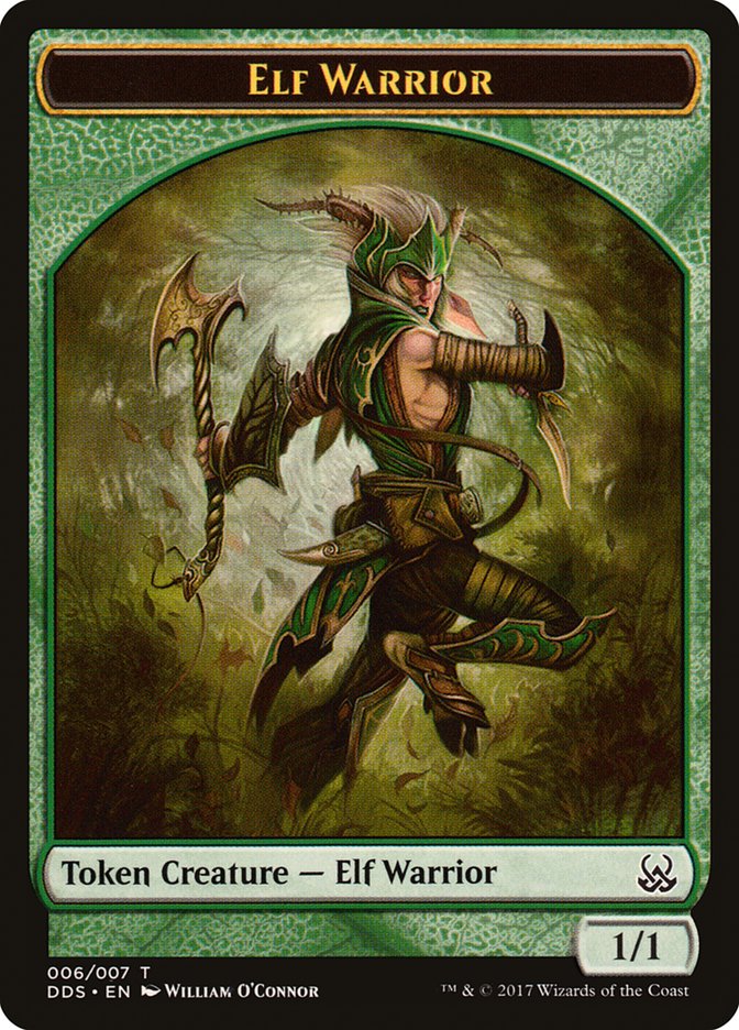 Elf Warrior Token [Duel Decks: Mind vs. Might Tokens] | Tables and Towers