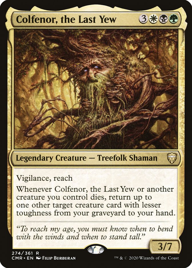 Colfenor, the Last Yew [Commander Legends] | Tables and Towers