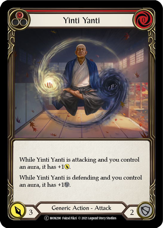 Yinti Yanti (Red) [U-MON290-RF] (Monarch Unlimited)  Unlimited Rainbow Foil | Tables and Towers