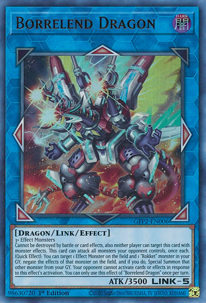 Borrelend Dragon [GFP2-EN006] Ultra Rare | Tables and Towers