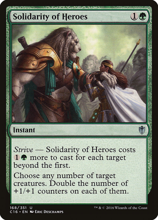 Solidarity of Heroes [Commander 2016] | Tables and Towers