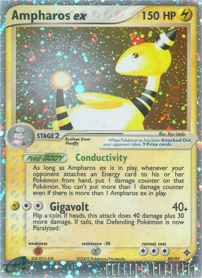 Ampharos ex (89/97) [EX: Dragon] | Tables and Towers