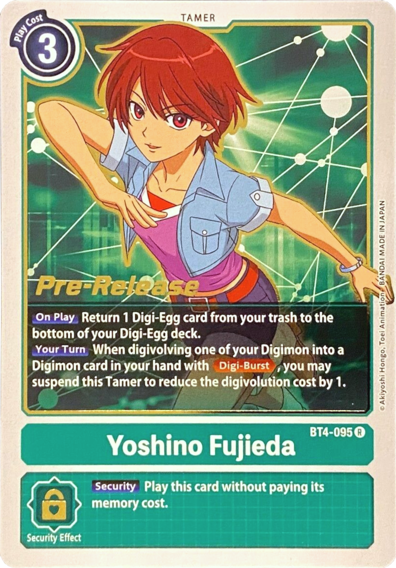 Yoshino Fujieda [BT4-095] [Great Legend Pre-Release Promos] | Tables and Towers