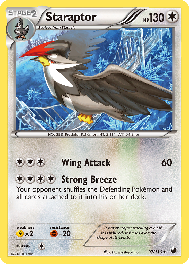 Staraptor (97/116) [Black & White: Plasma Freeze] | Tables and Towers