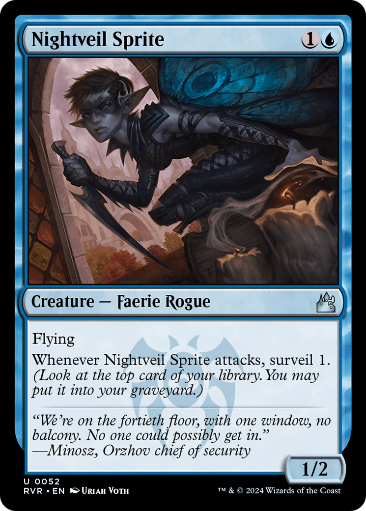 Nightveil Sprite [Ravnica Remastered] | Tables and Towers