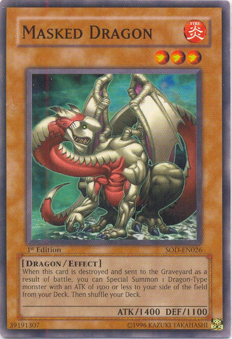 Masked Dragon [SOD-EN026] Common | Tables and Towers