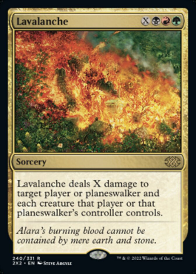 Lavalanche [Double Masters 2022] | Tables and Towers