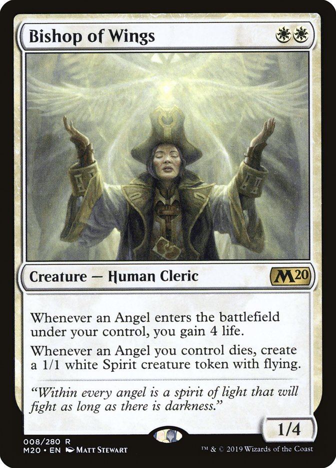 Bishop of Wings [Core Set 2020] | Tables and Towers