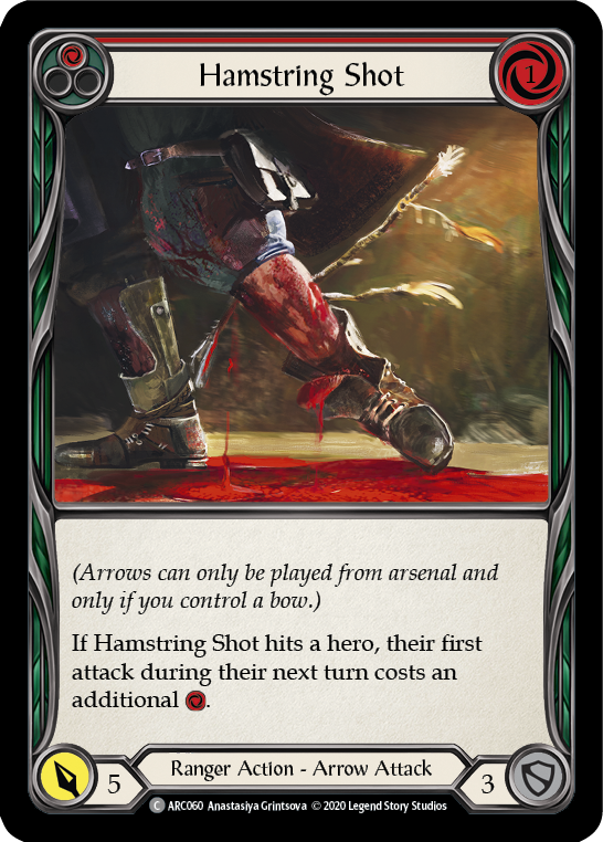 Hamstring Shot (Red) [U-ARC060] (Arcane Rising Unlimited)  Unlimited Rainbow Foil | Tables and Towers