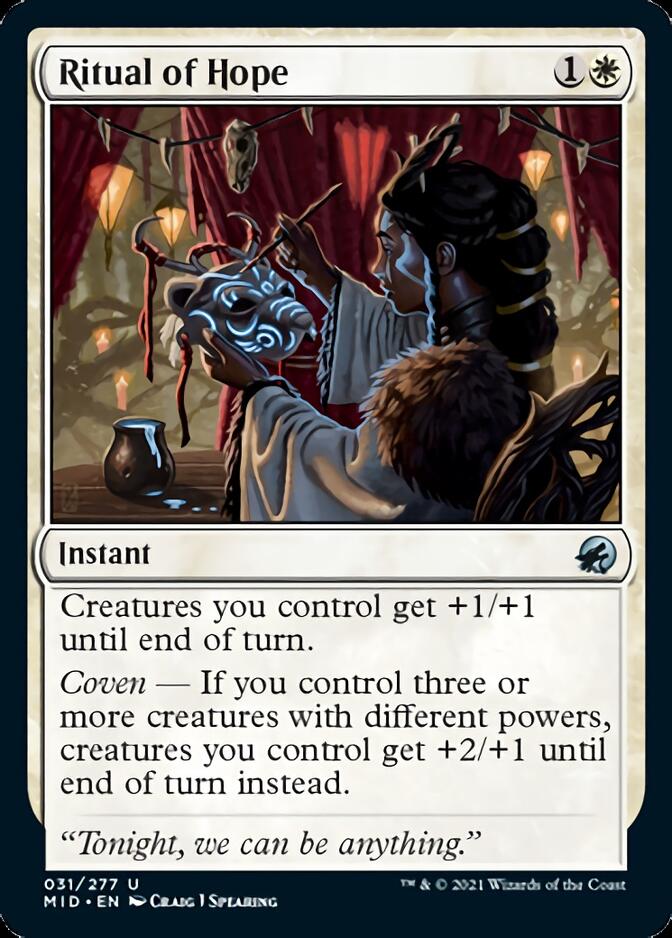 Ritual of Hope [Innistrad: Midnight Hunt] | Tables and Towers