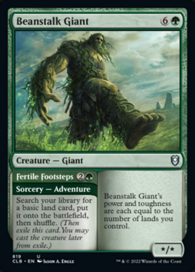 Beanstalk Giant // Fertile Footsteps [Commander Legends: Battle for Baldur's Gate] | Tables and Towers