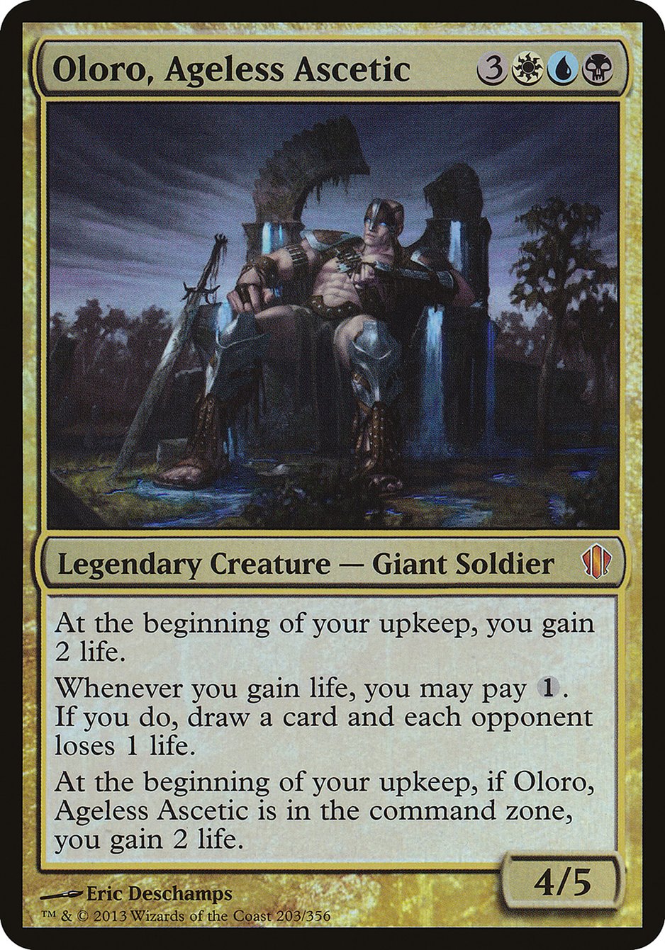 Oloro, Ageless Ascetic (Oversized) [Commander 2013 Oversized] | Tables and Towers