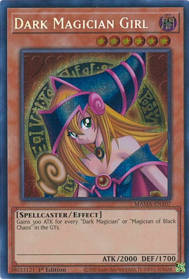 Dark Magician Girl [MAMA-EN107] Secret Pharaoh's Rare | Tables and Towers