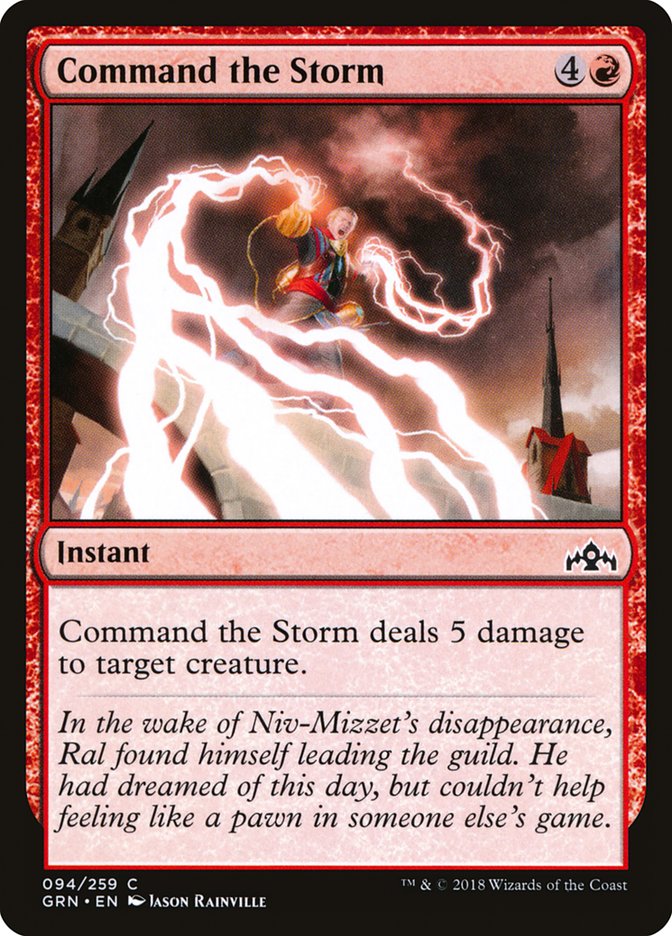 Command the Storm [Guilds of Ravnica] | Tables and Towers