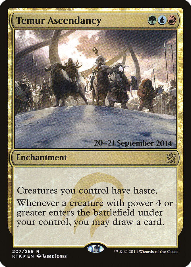 Temur Ascendancy [Khans of Tarkir Prerelease Promos] | Tables and Towers