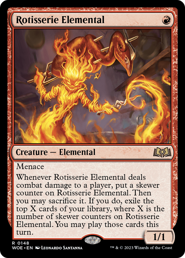 Rotisserie Elemental [Wilds of Eldraine] | Tables and Towers