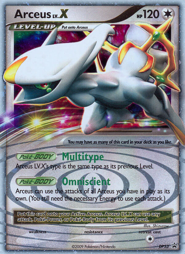 Arceus Lv.X (DP53) [Diamond & Pearl: Black Star Promos] | Tables and Towers