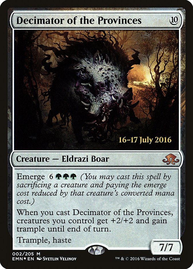 Decimator of the Provinces [Eldritch Moon Prerelease Promos] | Tables and Towers