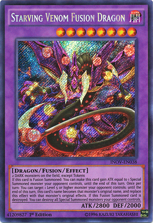 Starving Venom Fusion Dragon [INOV-EN038] Secret Rare | Tables and Towers