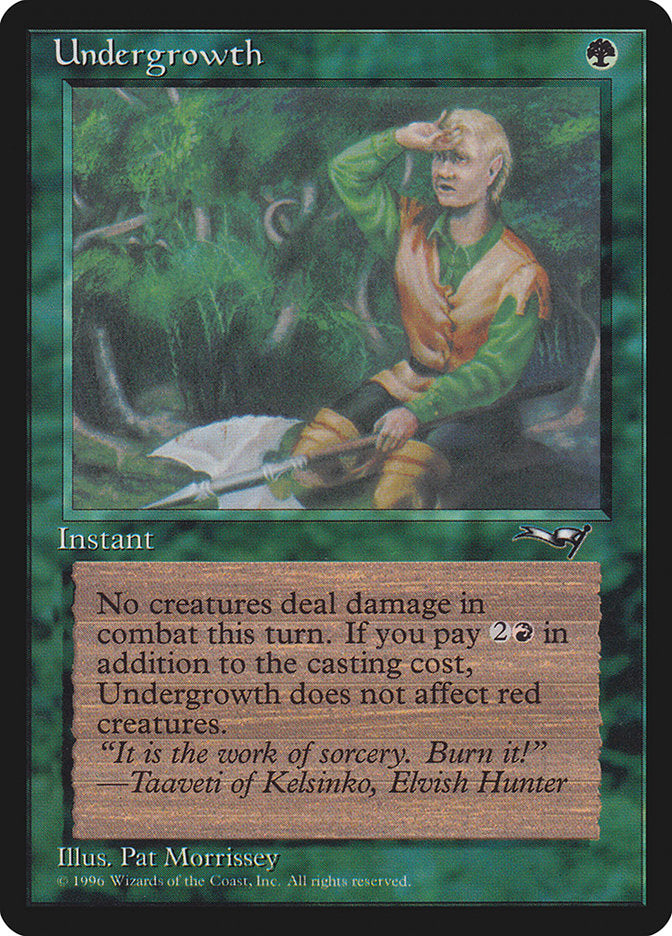 Undergrowth (Wiping Brow) [Alliances] | Tables and Towers