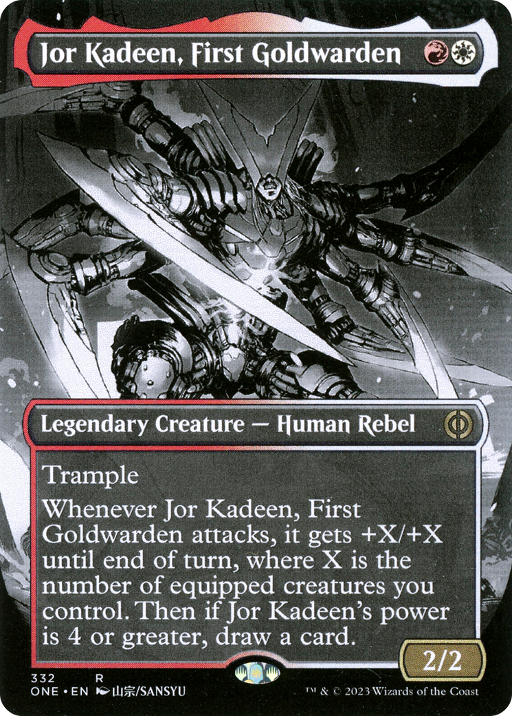 Jor Kadeen, First Goldwarden (Borderless Manga) [Phyrexia: All Will Be One] | Tables and Towers