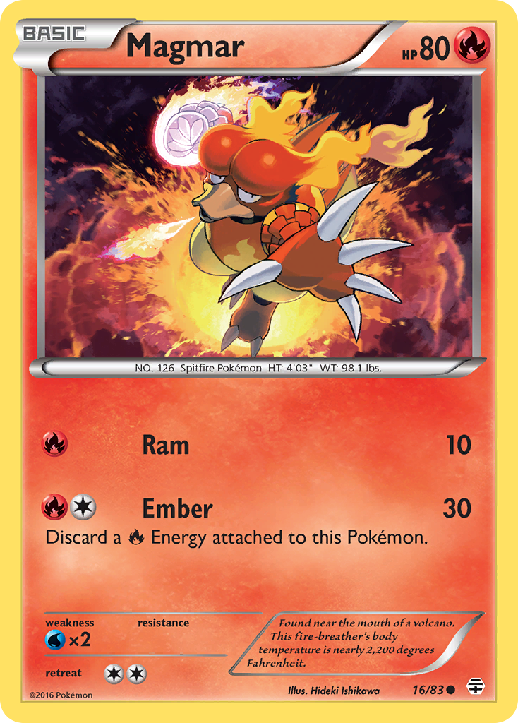 Magmar (16/83) [XY: Generations] | Tables and Towers